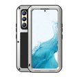 For Samsung Galaxy S22+ LOVE MEI Metal Shockproof Waterproof Dustproof Protective Phone Case with Glass(Silver) - Galaxy S22+ 5G Cases by LOVE MEI | Online Shopping South Africa | PMC TechLife | Buy Now Pay Later Mobicred