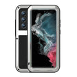 For Samsung Galaxy S22 Ultra 5G LOVE MEI Metal Shockproof Waterproof Dustproof Protective Phone Case(Silver) - free shipping - PMC TechLife - Order now!