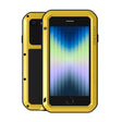 For iPhone SE 2022 / SE 2020 / 8 / 7 LOVE MEI Metal Shockproof Life Waterproof Dustproof Protective Phone Case with Glass(Yellow) - free shipping - PMC TechLife - Order now!