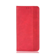 For Nokia C21 Plus Magnetic Buckle Retro Crazy Horse Leather Phone Case(Red)
