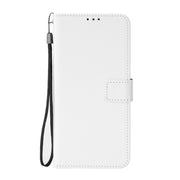 For Blackview A50 Diamond Texture Leather Phone Case(White)