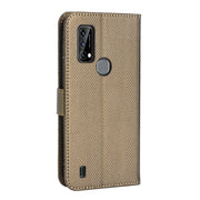 For Blackview A50 Diamond Texture Leather Phone Case(Brown)