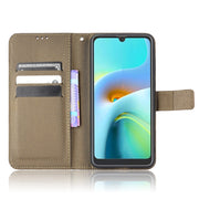 For Blackview A50 Diamond Texture Leather Phone Case(Brown)