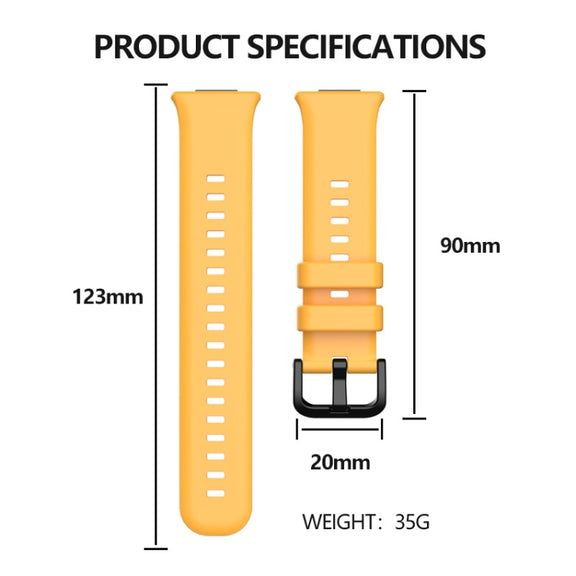 For Huawei Watch Fit 2 Solid Color Silicone Watch Band (White)