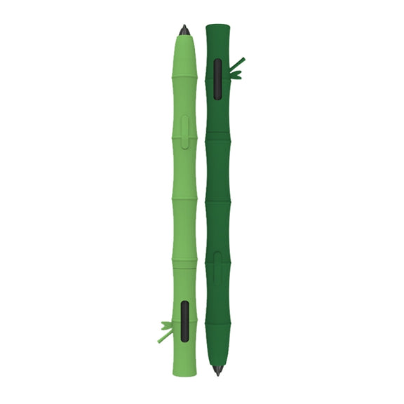 For Samsung Galaxy Tab S6 Lite LOVE MEI Bamboo Liquid Silicone Gel Stylus Pen Protective Case(Light Green)