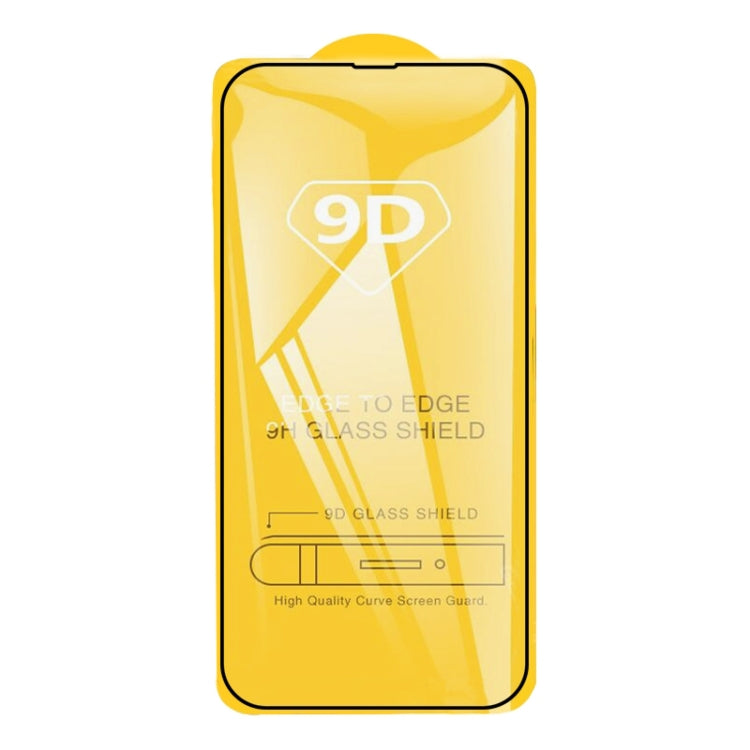 For iPhone 14 Plus 25pcs 9D Full Glue Full Screen Tempered Glass Film