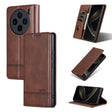 For vivo X100 AZNS Magnetic Calf Texture Leather Phone Case(Dark Brown) - free shipping - PMC Jewellery - Order now!