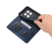 For vivo X100 Ultra AZNS Magnetic Calf Texture Leather Phone Case(Dark Blu)