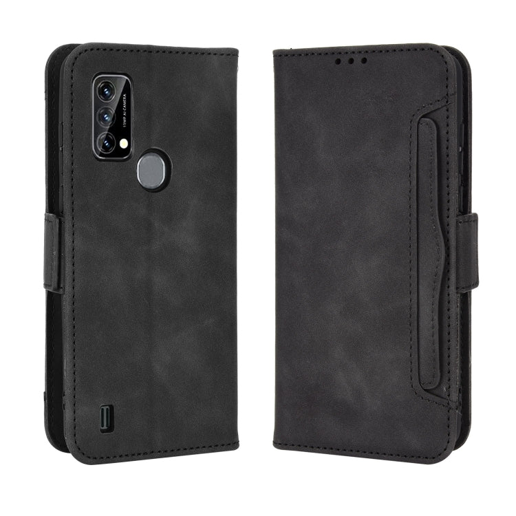 For Blackview A50 Skin Feel Calf Pattern Leather Phone Case(Black)