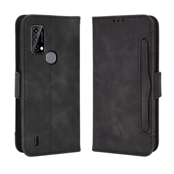 For Blackview A50 Skin Feel Calf Pattern Leather Phone Case(Black)