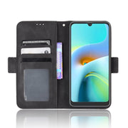 For Blackview A50 Skin Feel Calf Pattern Leather Phone Case(Black)