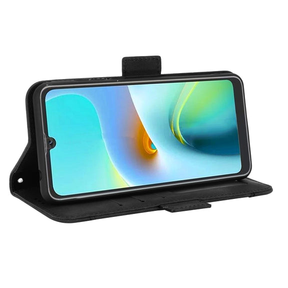 For Blackview A50 Skin Feel Calf Pattern Leather Phone Case(Black)