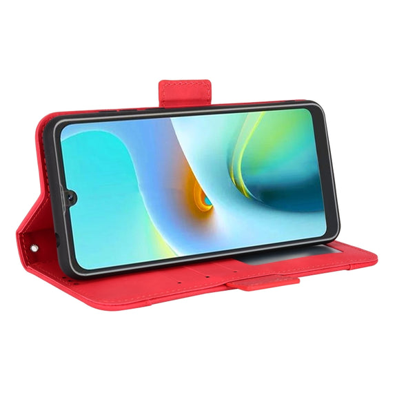 For Blackview A50 Skin Feel Calf Pattern Leather Phone Case(Red)