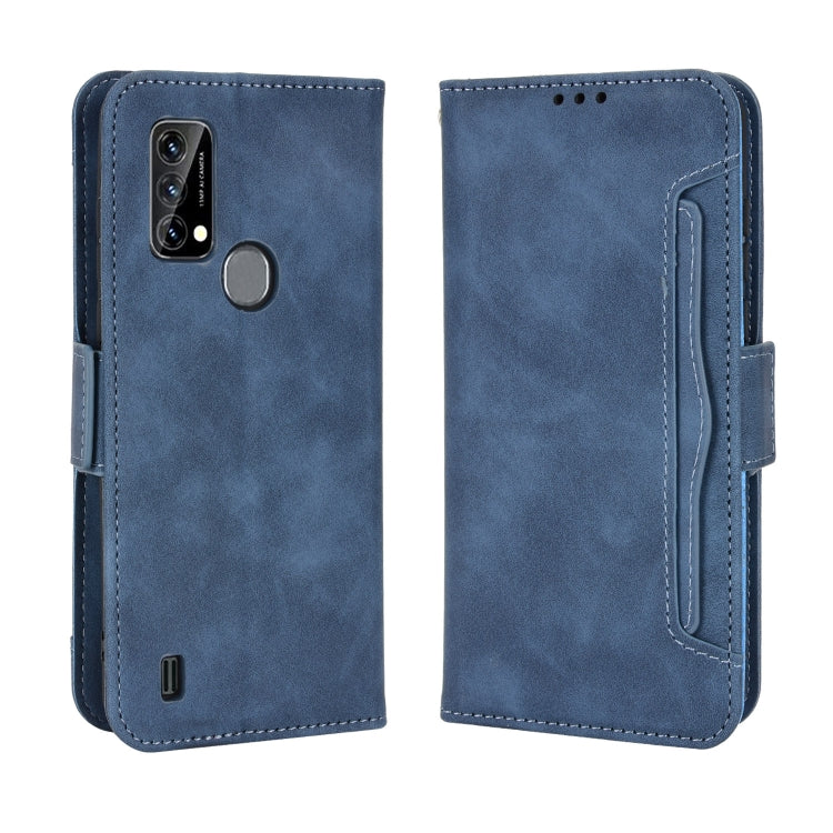 For Blackview A50 Skin Feel Calf Pattern Leather Phone Case(Blue)