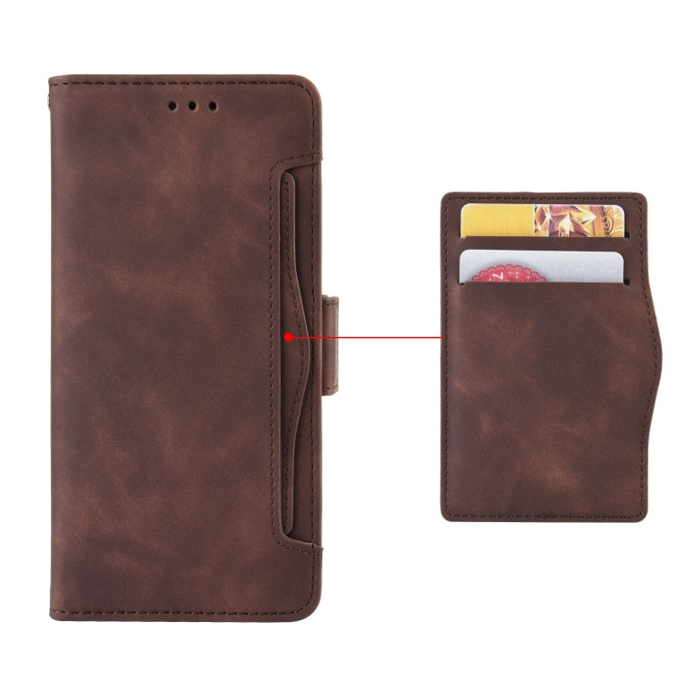 For Blackview A50 Skin Feel Calf Pattern Leather Phone Case(Brown)
