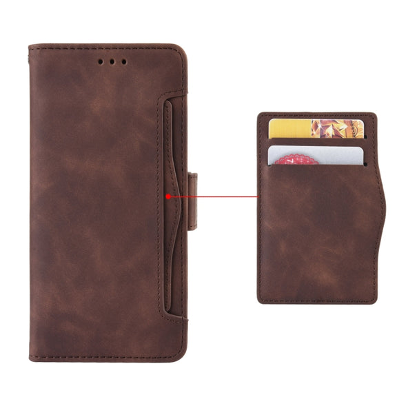 For Blackview A50 Skin Feel Calf Pattern Leather Phone Case(Brown)