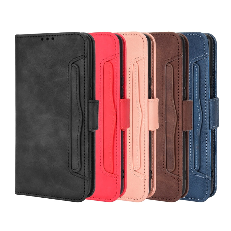 For Blackview A50 Skin Feel Calf Pattern Leather Phone Case(Black)