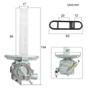 Motorcycle Fuel Tap Valve Petcock Fuel Tank Gas Switch for Suzuki GS300