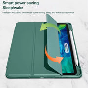 Mutural Pinyue Series Smart Leather Tablet Case For iPad 9.7 2018 / 2017(Green)