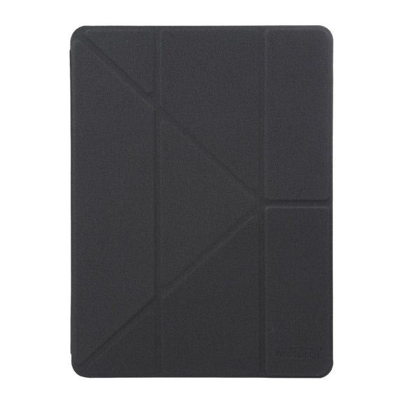 Mutural King Kong Series Deformation Holder Leather Tablet Case For iPad Pro 10.5 2019 / 2017(Black)