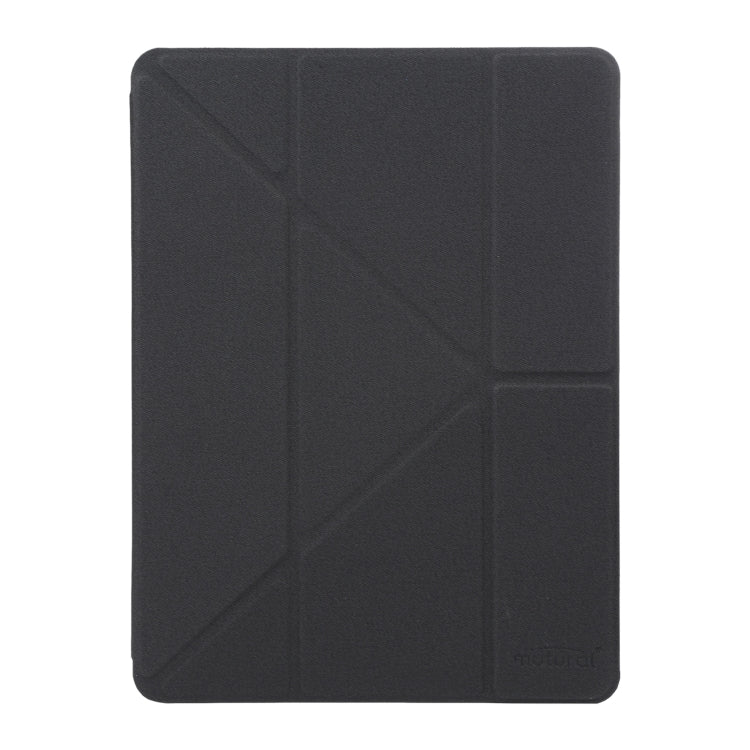 Mutural King Kong Series Deformation Holder Leather Tablet Case For iPad Pro 10.5 2019 / 2017(Black)