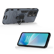 For OnePlus Nord 2T 5G Magnetic Ring Holder PC + TPU Phone Case(Navy Blue)