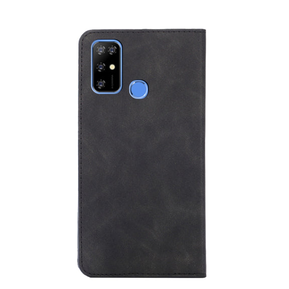 For DOOGEE X96 Pro Skin Feel Magnetic Horizontal Flip Leather Phone Case(Black)