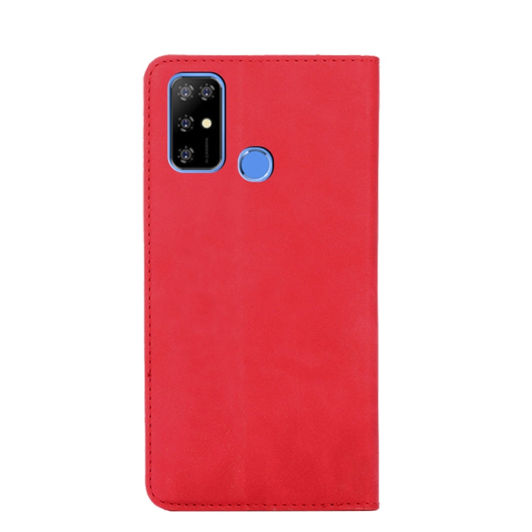 For DOOGEE X96 Pro Skin Feel Magnetic Horizontal Flip Leather Phone Case(Red)