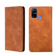 For DOOGEE X96 Pro Skin Feel Magnetic Horizontal Flip Leather Phone Case(Light Brown) - More Brand by PMC TechLife | Online Shopping South Africa | PMC TechLife | Buy Now Pay Later Mobicred