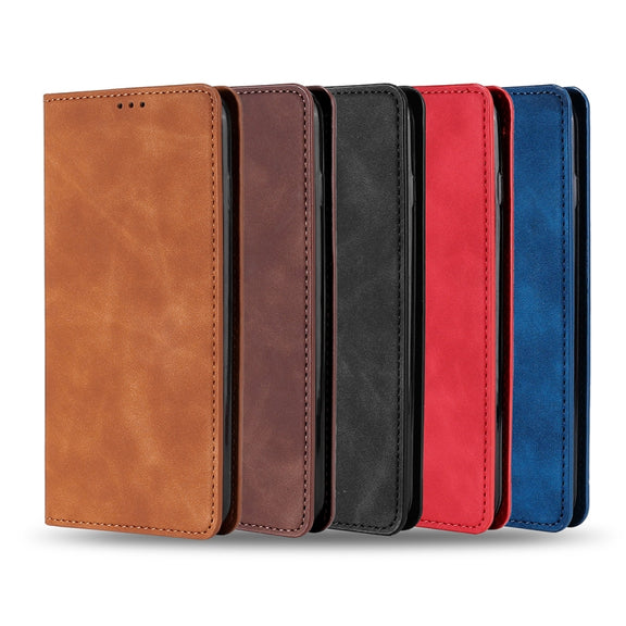 For DOOGEE X96 Pro Skin Feel Magnetic Horizontal Flip Leather Phone Case(Black)
