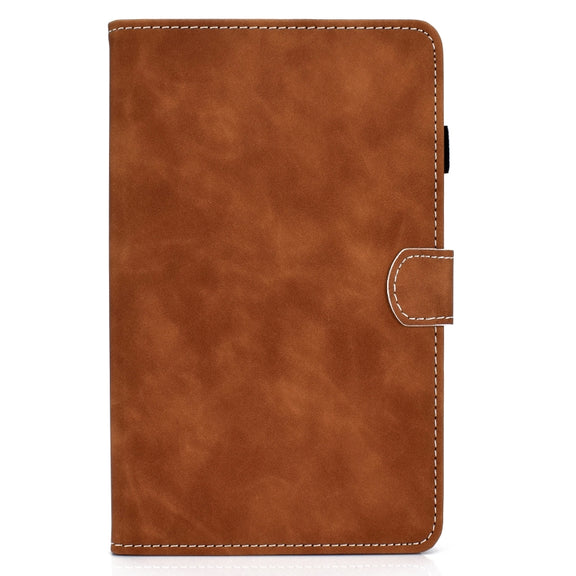 For Lenovo Tab M10 Plus 10.6 3rd Gen 2022 Stitching Cowhide Texture Smart Leather Tablet Case(Brown)