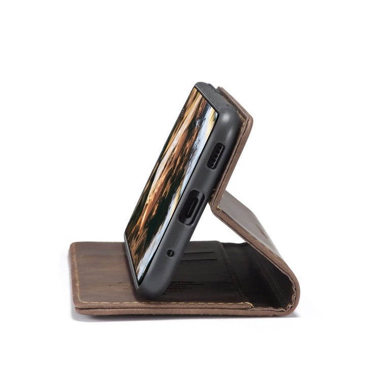 For Xiaomi Redmi Note 11 4G/Note 11S Global CaseMe 013 Multifunctional Horizontal Flip Leather Phone Case(Coffee)