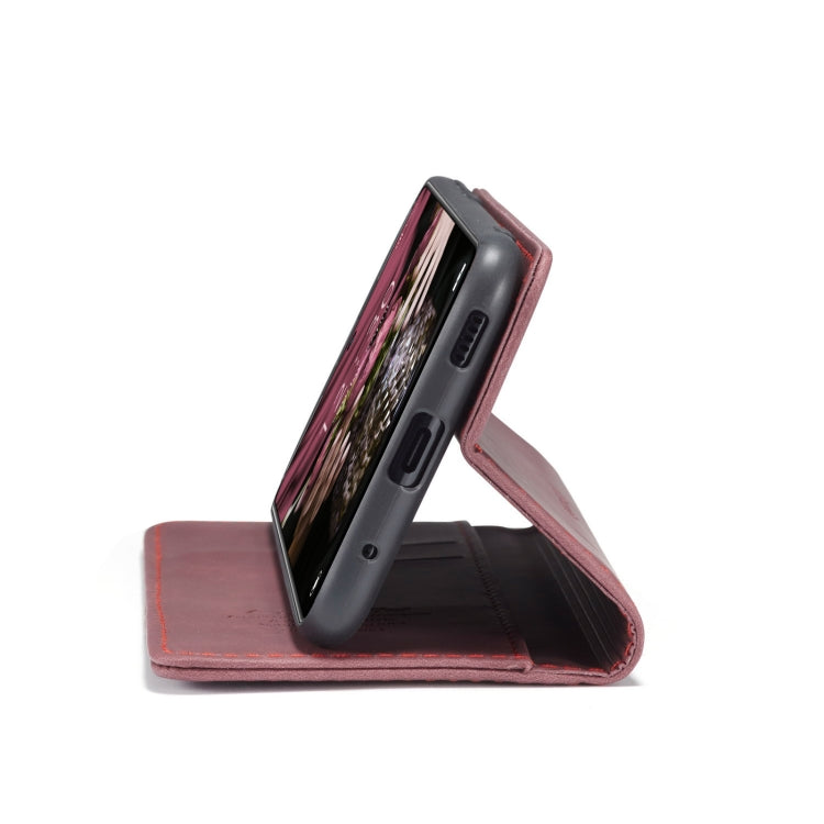 For Xiaomi Redmi Note 11 4G/Note 11S Global CaseMe 013 Multifunctional Horizontal Flip Leather Phone Case(Wine Red)