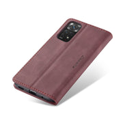 For Xiaomi Redmi Note 11 4G/Note 11S Global CaseMe 013 Multifunctional Horizontal Flip Leather Phone Case(Wine Red)