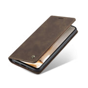 For Xiaomi 12/12X CaseMe 013 Multifunctional Horizontal Flip Leather Phone Case(Coffee)