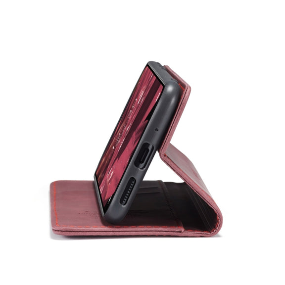 For Xiaomi 12/12X CaseMe 013 Multifunctional Horizontal Flip Leather Phone Case(Wine Red)