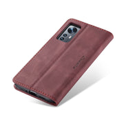 For Xiaomi 12/12X CaseMe 013 Multifunctional Horizontal Flip Leather Phone Case(Wine Red)