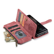 For Samsung Galaxy Z Fold3 5G CaseMe C30 Multifunctional Phone Leather Phone Case(Red)