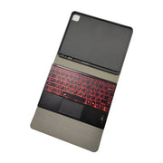 RK11T Backlight Detachable Touch Bluetooth Keyboard TPU Horizontal Flip Leather Tablet Case for iPad Pro 11 2020 / 2018 with Holder & Pen Slot(Red)