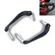 2 PCS Motorcycle Modification Accessories Striped Horn Shape Gear Brake Clutch Handbrake(Silver) - Motorbike Brakes by PMC TechLife | Online Shopping South Africa | PMC TechLife | Buy Now Pay Later Mobicred
