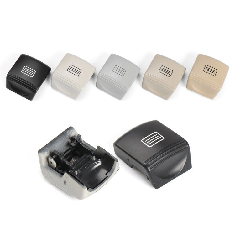 Car Sunroof Window Switch Button for Mercedes-Benz W204 / W212, Left Driving(Black)