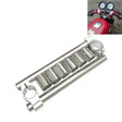 Motorcycle Modification Accessories CNC Handle Bar Grips Set(Silver) - Grips by PMC Jewellery | Online Shopping South Africa | PMC Jewellery | Buy Now Pay Later Mobicred