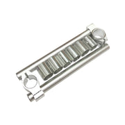 Motorcycle Modification Accessories CNC Handle Bar Grips Set(Silver)