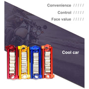 Motorcycle Modification Accessories CNC Handle Bar Grips Set(Silver)