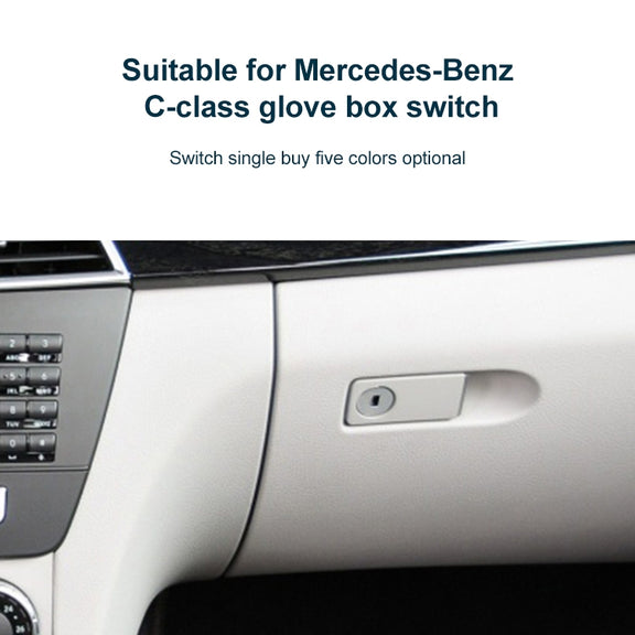 Car Glove Box Handle Switch for Mercedes-Benz W212 2008-2014, Left Driving(Grey)