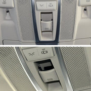 Car Dome Light Button Sunroof Window Switch Button for Mercedes-Benz W166 / W292 2012-, Left Driving, Style:Flat(Grey)