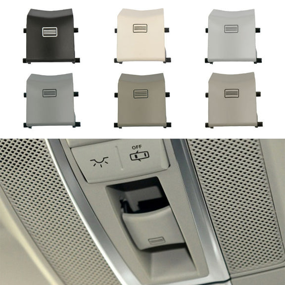 Car Dome Light Button Sunroof Window Switch Button for Mercedes-Benz W166 / W292 2012-, Left Driving, Style:Convex(Grey White)