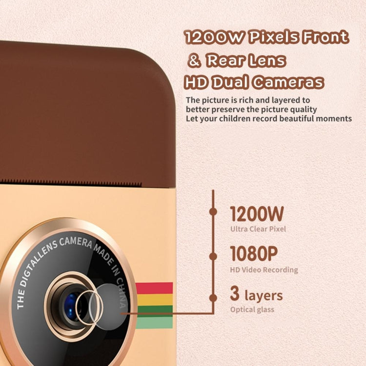 With 32GB Memory Card CP08 2.4 inch IPS HD Screen Children Instant Camera