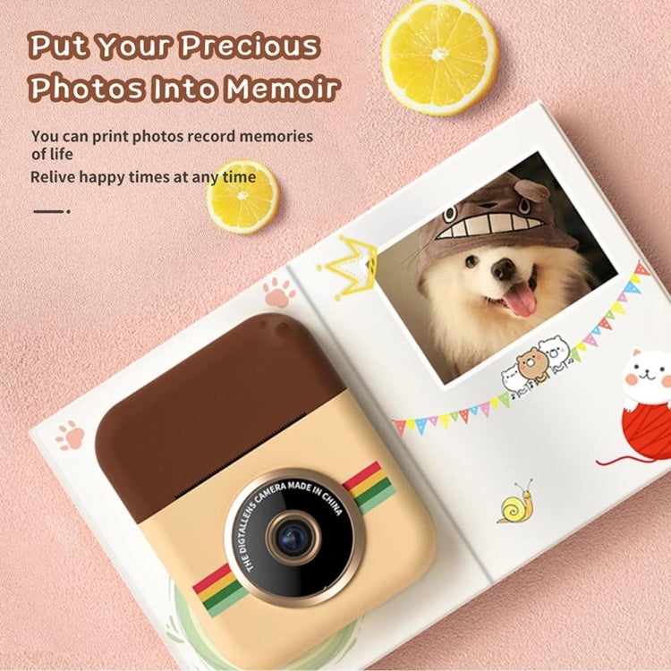 With 32GB Memory Card CP08 2.4 inch IPS HD Screen Children Instant Camera