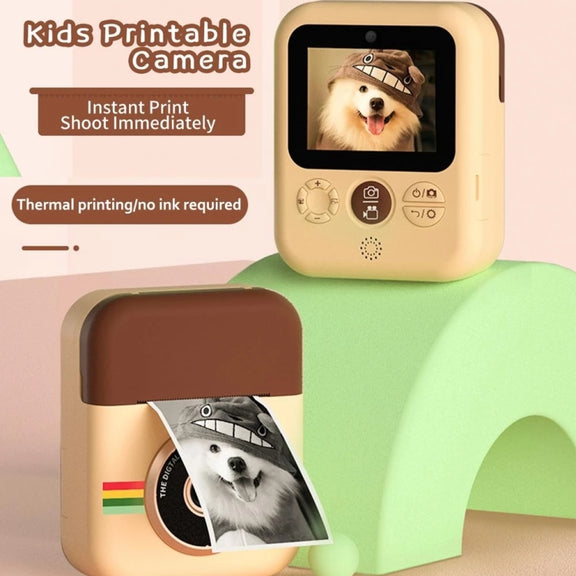 With 32GB Memory Card CP08 2.4 inch IPS HD Screen Children Instant Camera
